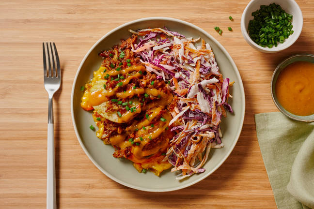 Jacket potato au pulled pork BBQ-moutarde
