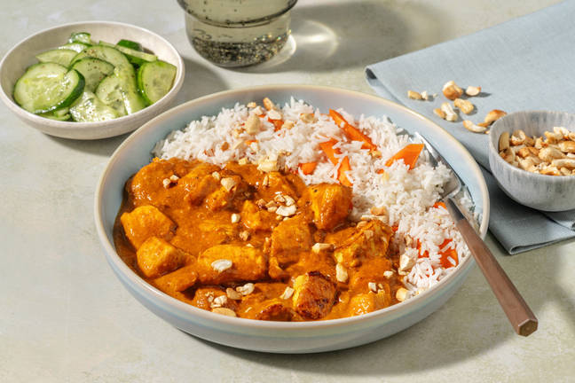 Poulet mariné façon butter chicken indien