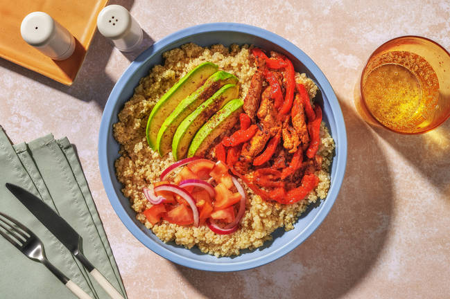 Quinoa & porc à la mexicaine