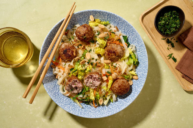 Bun cha : boulettes de porc à la vietnamienne