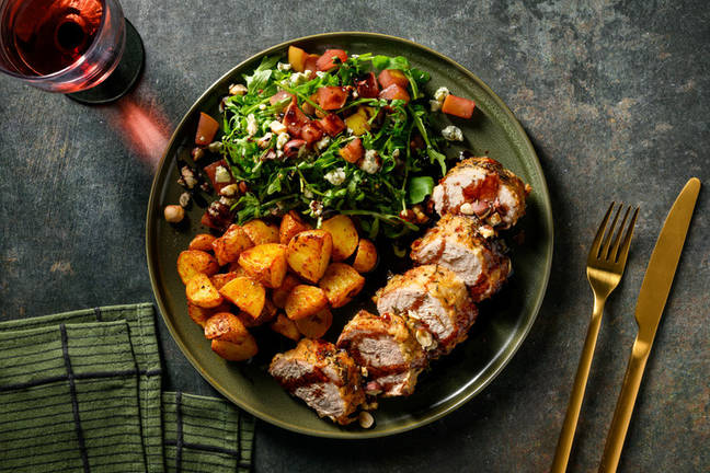 Pork Roasting Joint in Red Wine Jus