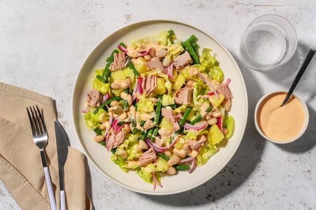 Fusion Niçoise mit Thunfisch und Butterbohnen 