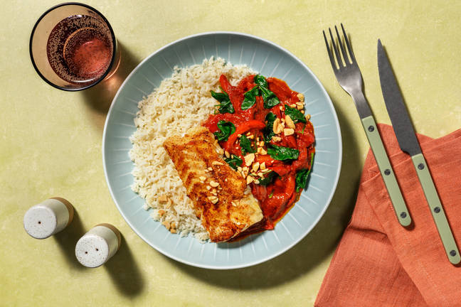 Smoky Cod and Mexican Style Spiced Sauce