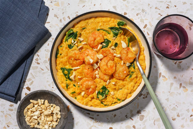 Dahl aux crevettes & lentilles corail