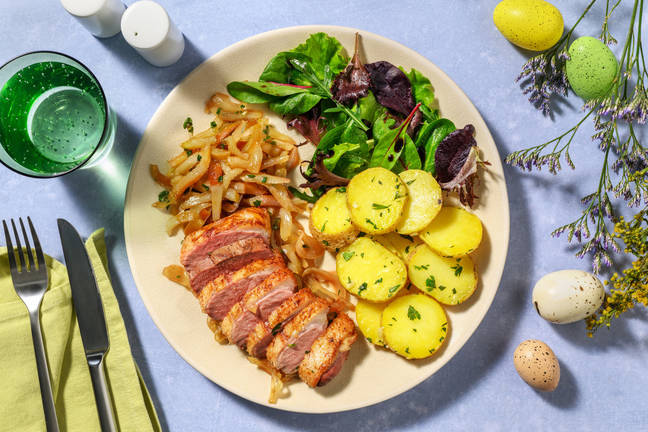 Canard & pommes sarladaises des beaux jours