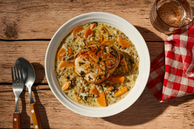 Paupiettes de veau & mijoté de lentilles