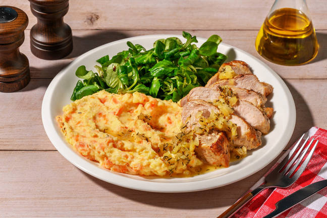 Filet mignon de porc & sauce miel-orange