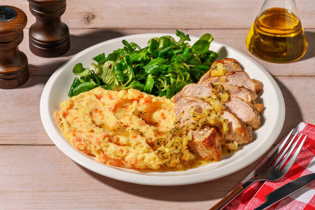 Filet mignon de porc & sauce miel-orange