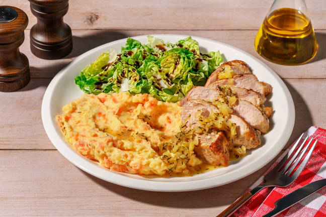 Filet mignon de porc & sauce miel-orange