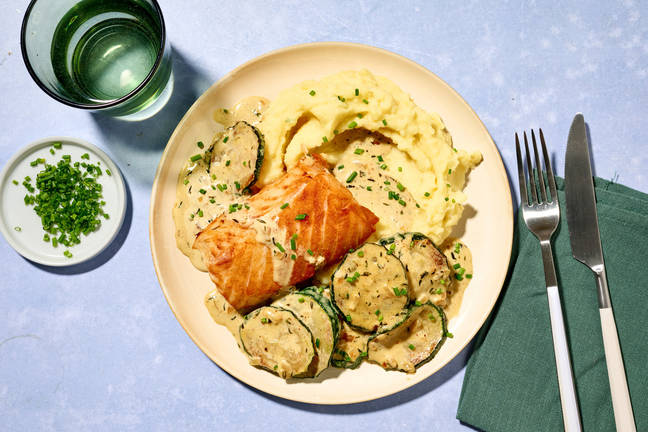 Haddock fumé & sauce crème-échalote du chef