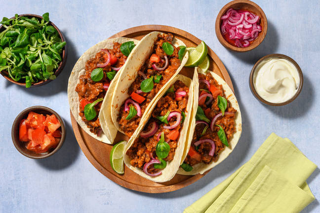 Pork and Black Bean Tacos