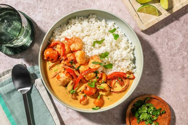 Brazilian Style Coconut Prawn Moqueca