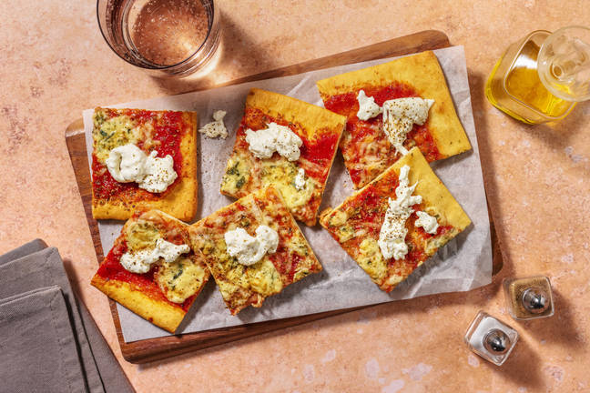 Pizza aux 3 fromages