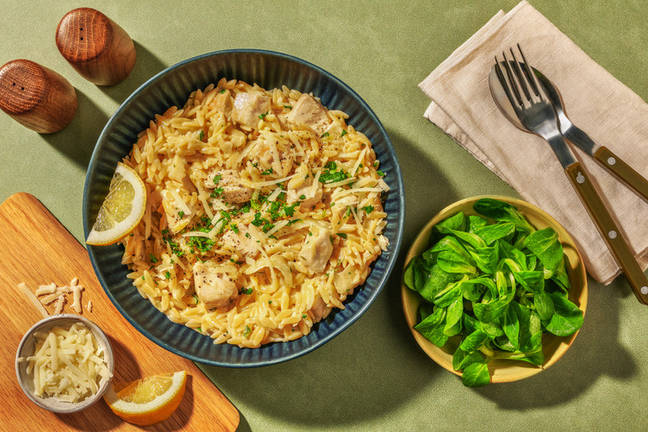 Chicken and Lemon Orzo