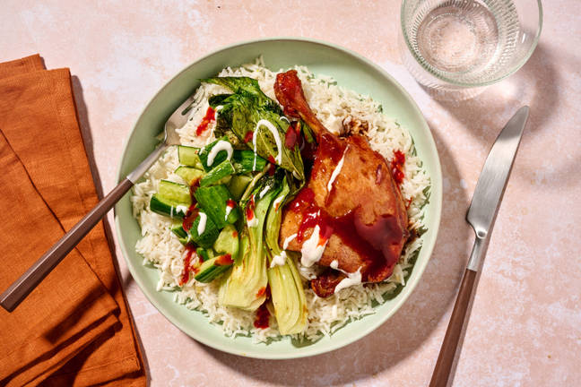 Honey-Miso Confit Duck Rice Bowl