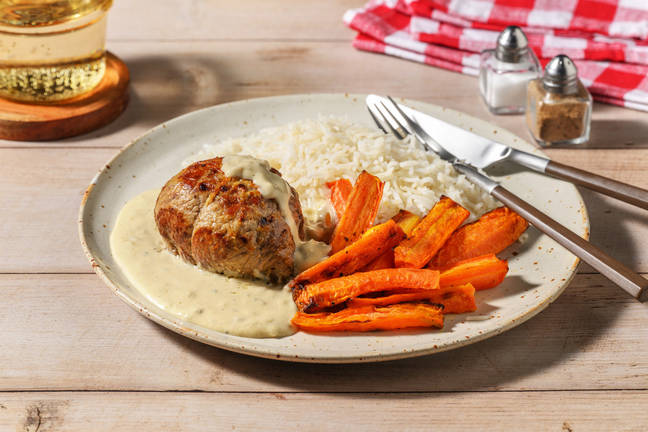 Paupiette de veau & sauce au bleu du comptoir