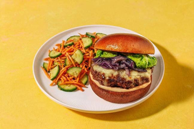 Texas BBQ burger au bœuf & gouda