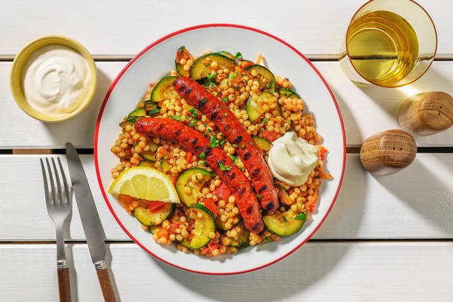 Place au BBQ : merguez de bœuf & tomates