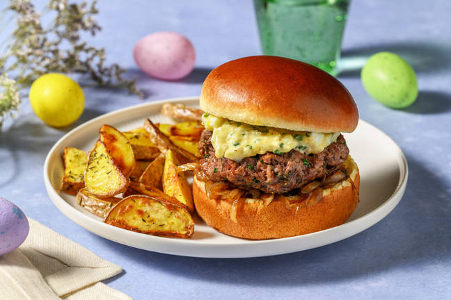 Burger de bœuf & mayo façon œuf mimosa