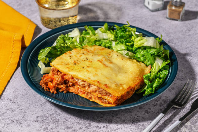 Lasagne alla bolognese au bœuf haché