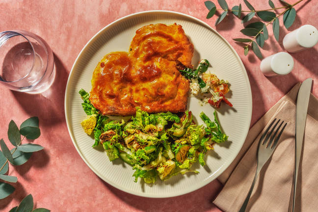 Chausson cœur ricotta-épinards pour maman