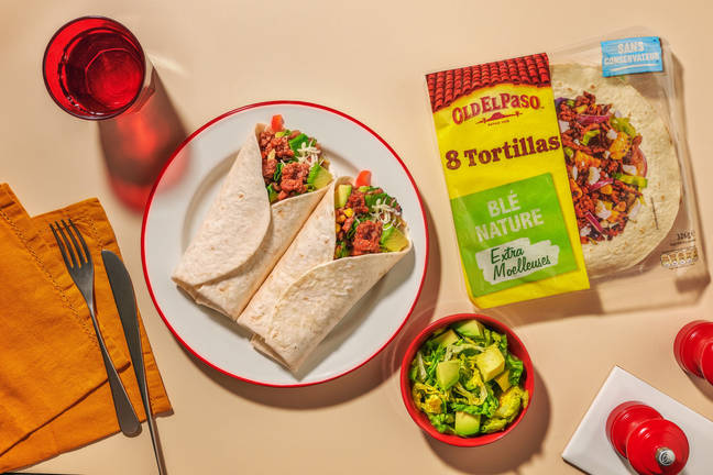 Burritos calientes au bœuf, cheddar & avocat