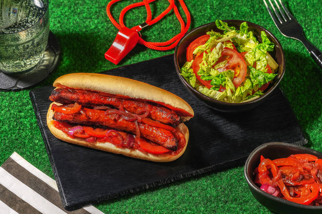 Hot dog de la mi-temps : merguez & ketchup