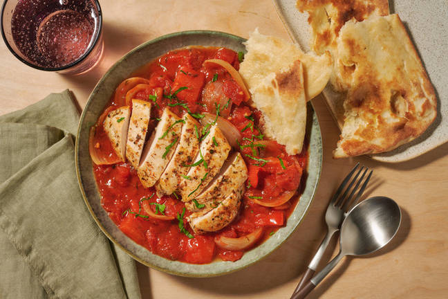 Harissa Chicken and Bell Pepper Stew