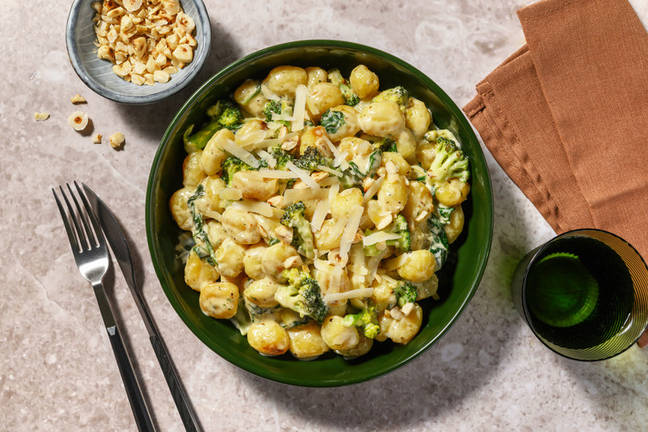 Broccoli Gnocchi Alfredo