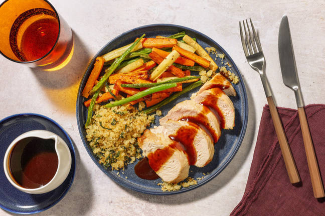 Turkey and Stuffing with Guinness® Gravy