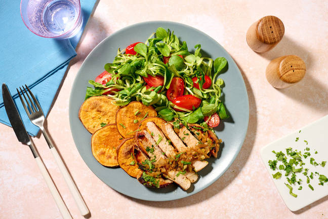 Poc Chuc-Inspired Pork with Zingy Tomato Salad