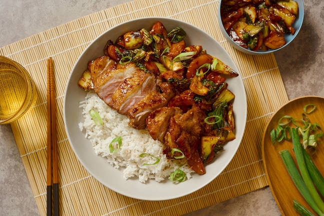 Hoisin gekonfijte eend met paksoi