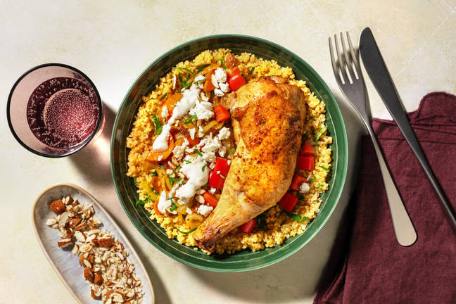 Poulet & boulgour pilaf à l'orientale