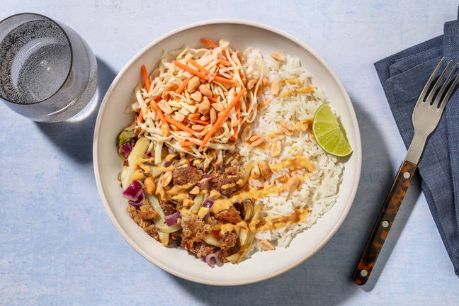 Speedy Sweet Asian Bowl with Mixed Mince