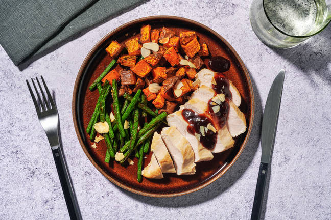 Turkey and Rosemary Roast Sweet Potatoes