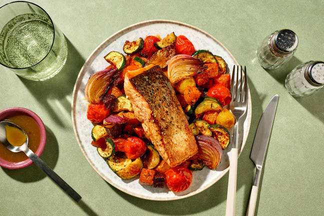 Honey Mustard Baked Salmon