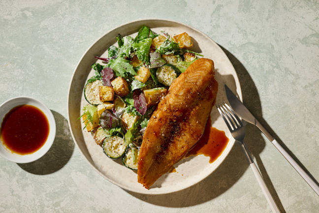 Garlic, Ginger and Soy Marinated Haddock