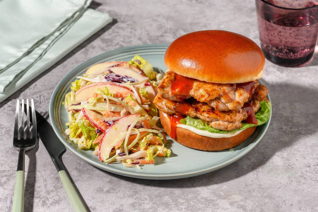 Spiced Hot Sauce Chicken Sando