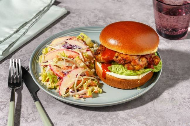 Spiced Hot Sauce Chicken Sando