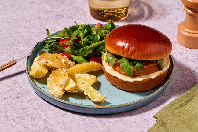 Sweet Chilli Crispy Fish Burger