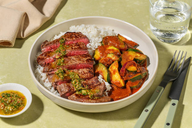 Bowl de steak au chimichurri