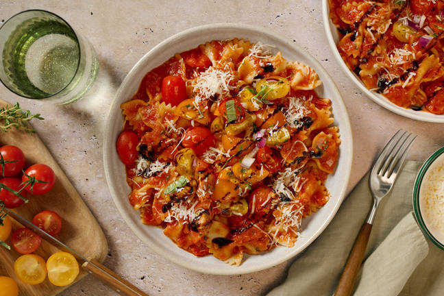 One Pot: Farfalle Bruschetta Art 