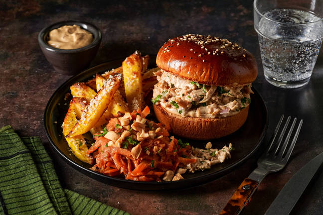 Le Fusion Burger : dinde sauce mayo-soja
