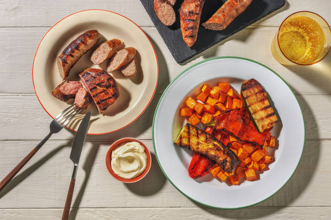 Place au BBQ du Sud-Ouest : canard & saucisse
