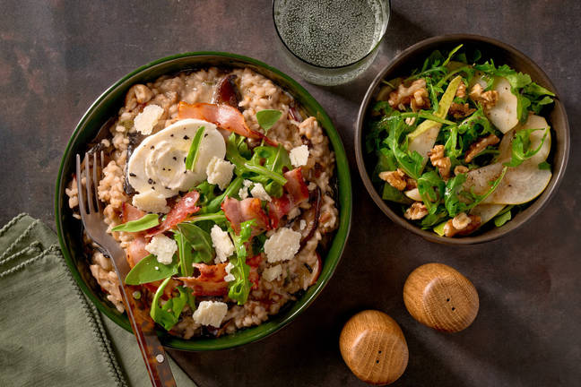 Risotto del bosco & burrata à la truffe