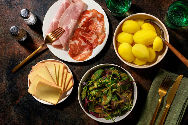 L'irrésistible Raclette : jambon blanc & coppa