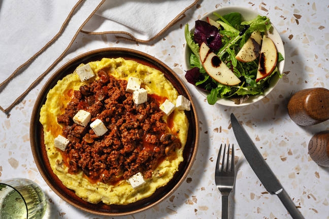 Deconstructed Greek Style Cottage Pie