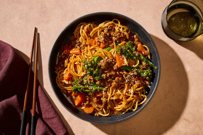 Speediest Sambal Teriyaki Beef Noodles