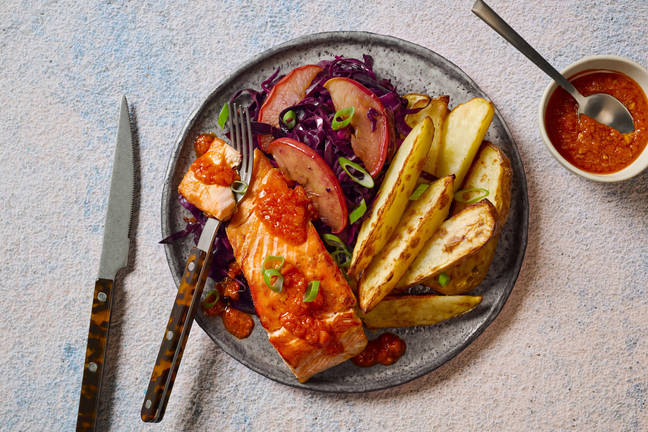  Baked Ballymaloe Relish Salmon