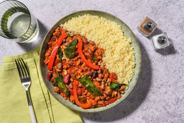 Peri Peri Spiced Pork and Black Bean Bowl
